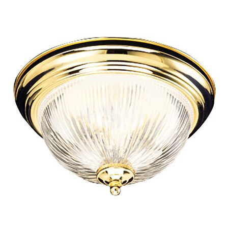 Design House Millbridge 1-Light Polished Brass Ceiling Mount Light 503037